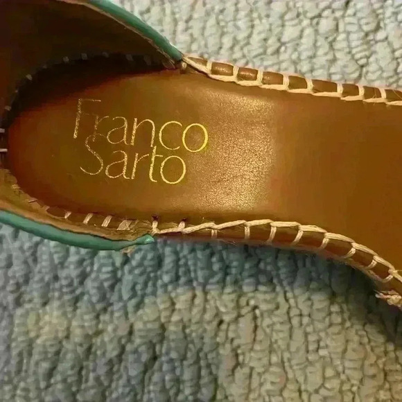 Colorful Striped Espadrille Wedge Sandals - Picture 5 of 6